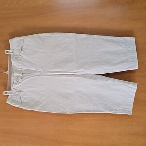 St. John's Bay Petite Striped Cropped Pants Size 8P